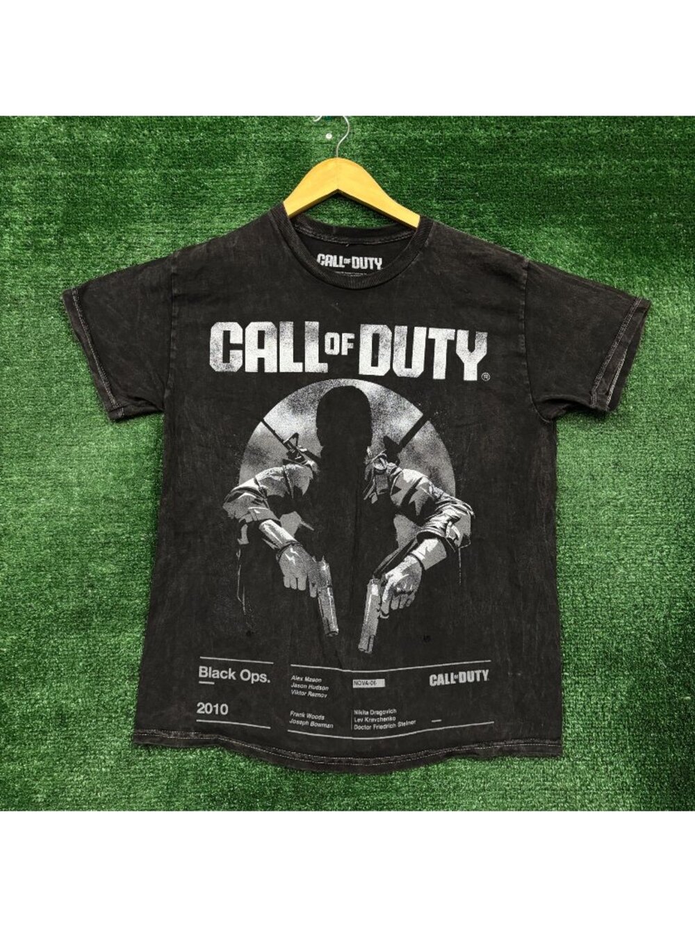Call of Duty: Black Ops Mineral Wash T-Shirt Size Medium